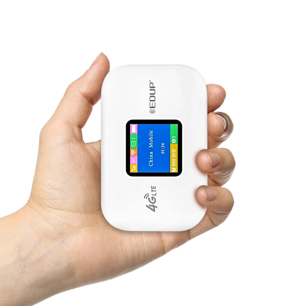 EDUP ZTE Unlock Mobile Portable 4G LTE Router Pocket WiFi Hotspot Mifis With SIM Card Slot