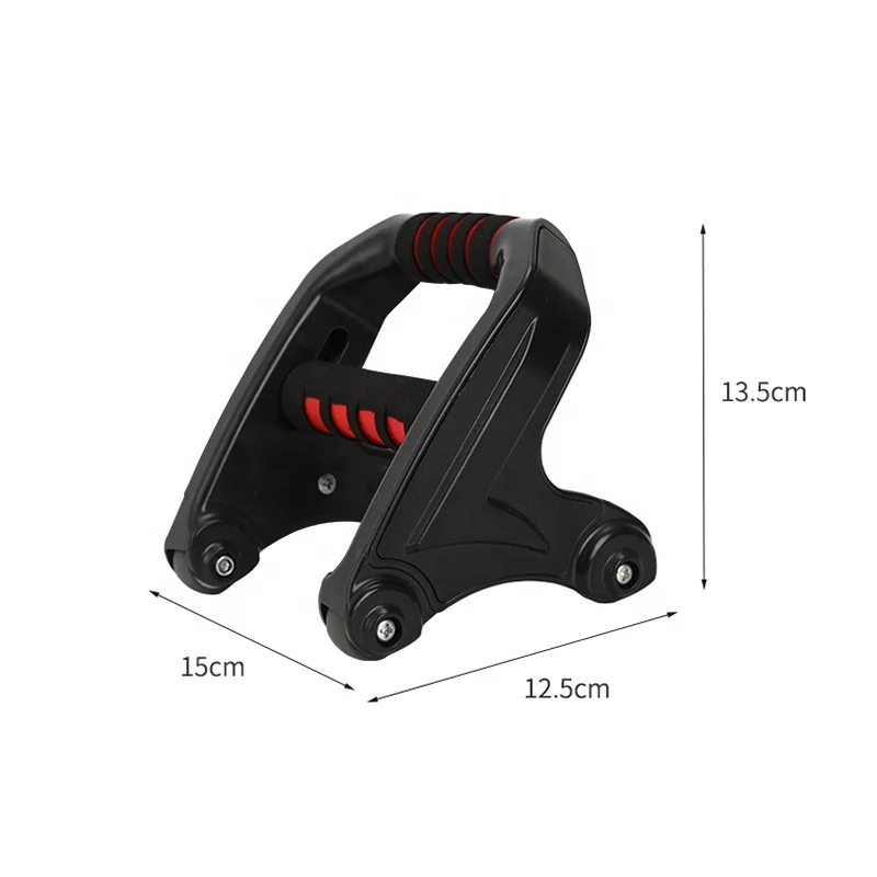 Многофункциональный комплект роликов AB можно использовать как пуш-ап и рукоятку