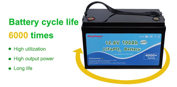 Solar Wind Power System Deep Cycle Battery 12v 12.8v 100ah 120ah 200ah ...