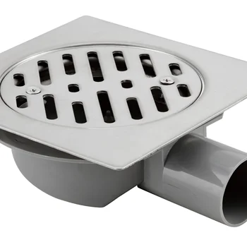 Stainless Steel Shower Drains With Plastic Siphon Channel Waste Floor ...