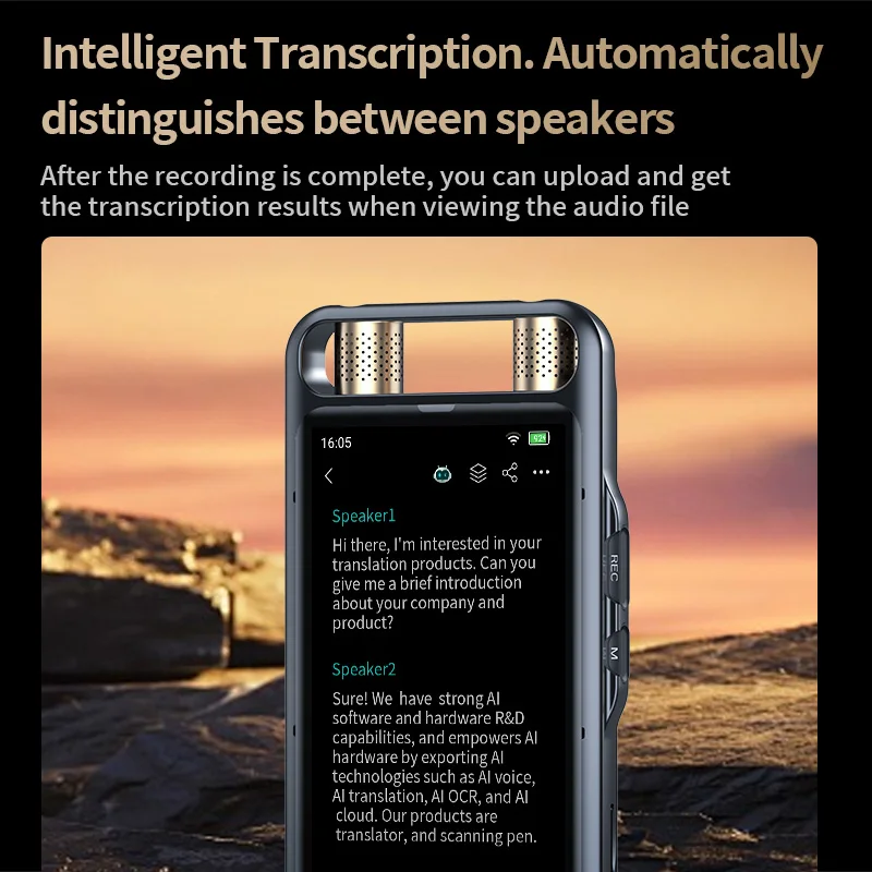 VORMOR M5 AI Voice Recorder 134 Languages Online Translation