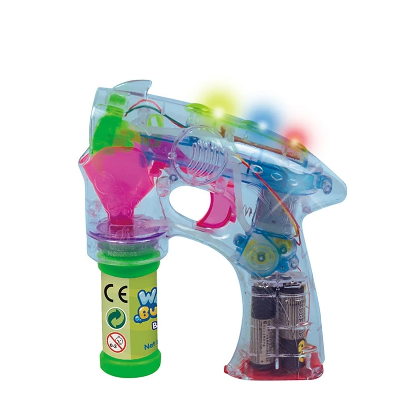 Pistola De Burbujas LED – Juego De 2 Unidades Con 20 Paquetes De Líquido, Automática Y Sin Goteo, Ideal Para Niños De 3 A 12 Años