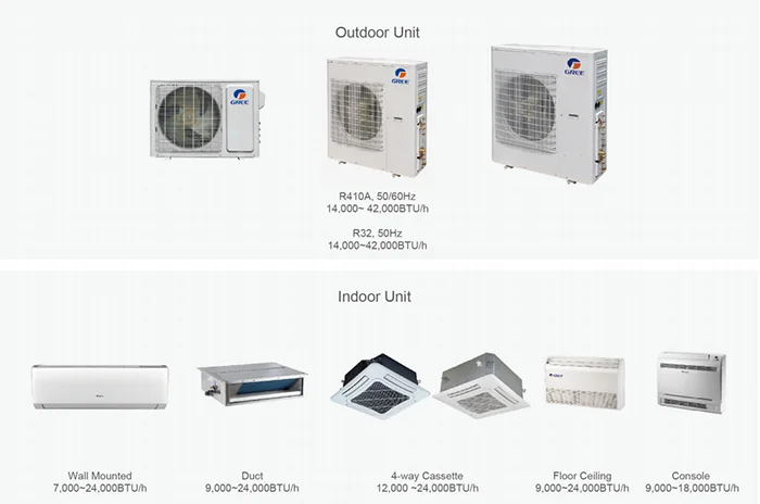 Multi Split Air Conditioner Vrf Air Conditioning System For Residence ...