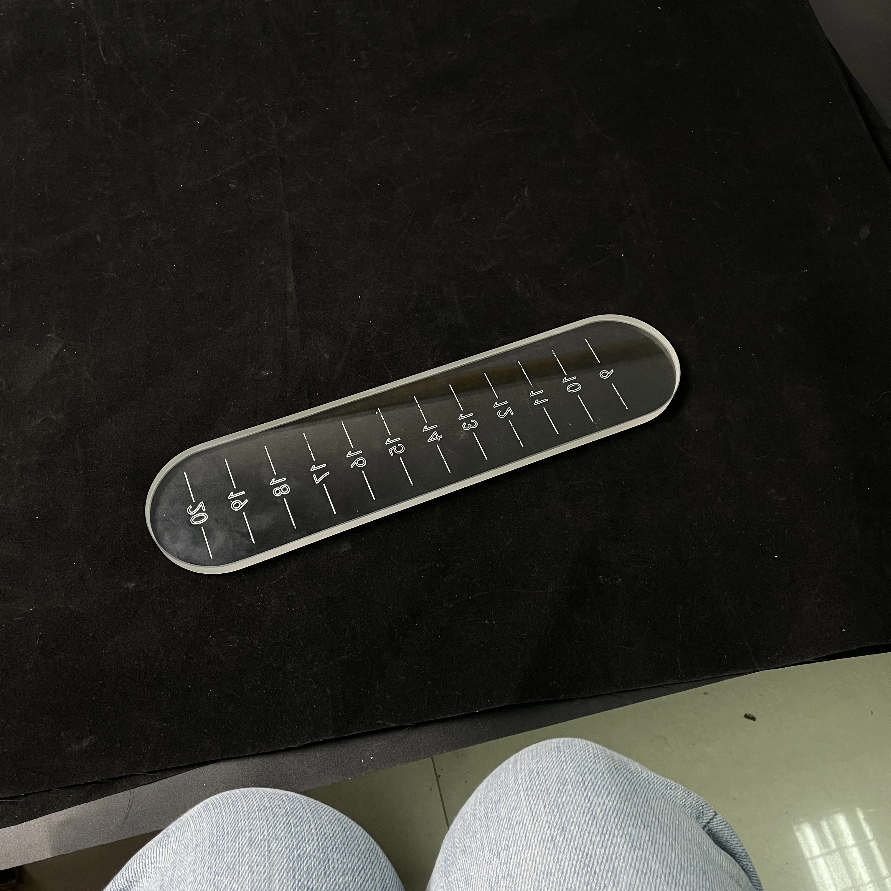 Custom printing glass with scale for boiler sight glass