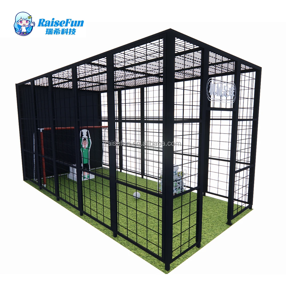 product raisefun soccer football simulator machine indoor sports game digital motion reality entertainment equipment arcade game room-1