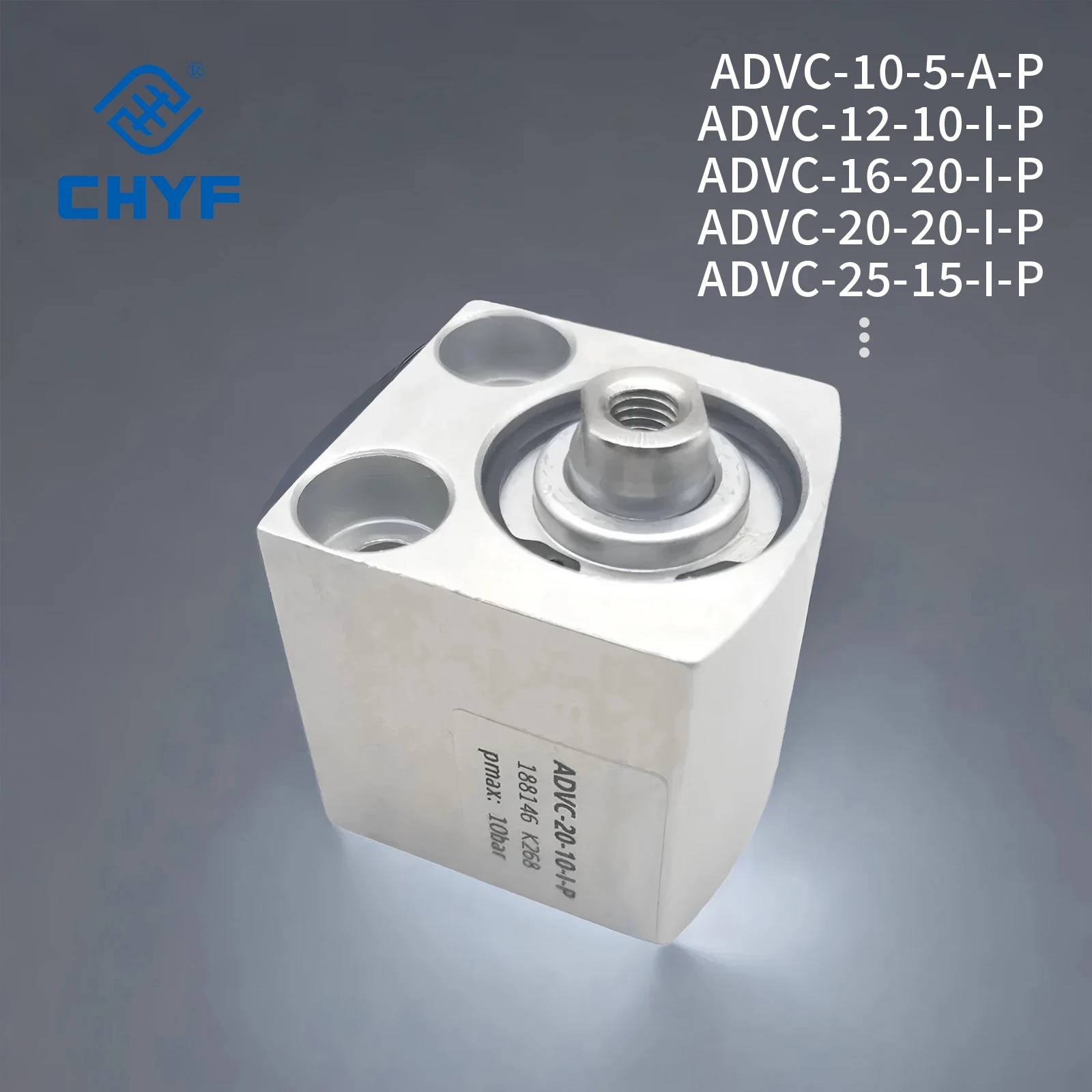 product chyf short stroke cylinder advc series fast acting cylinder with outstanding tensile force ratio867-4