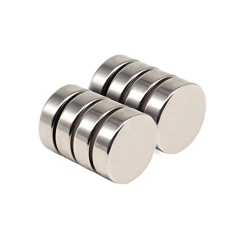 D20 Small Disc Round Nickel Coated Neodymium Magnet Sheet