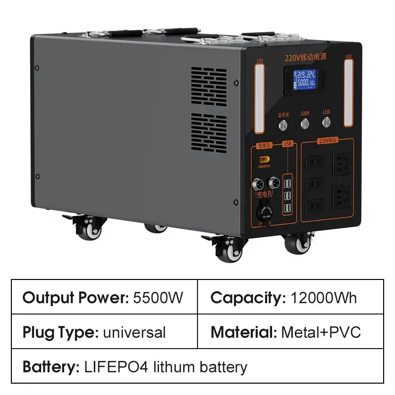 Kenengsen Lifepo4 Battery - Portable Power Station for Outdoor
