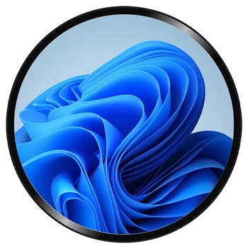 15.7 Inch Round Shape LCD Display Retail Store Advertising Signage Circle Screen