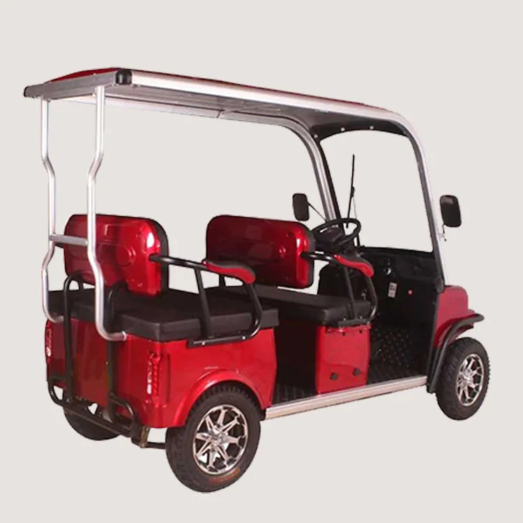 4 колеса электрический гольф-мобиль бензиновый двигатель/электрический гольф-мобиль шасси