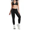 Noir + soutien-gorge 2 + Leggigns