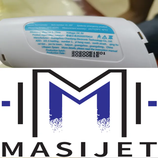 MASIJET New Expiry Date Printer Continuous Inkjet Card Printer CIJ Inkjet Machine with LED Components for Cloth Printing 27
