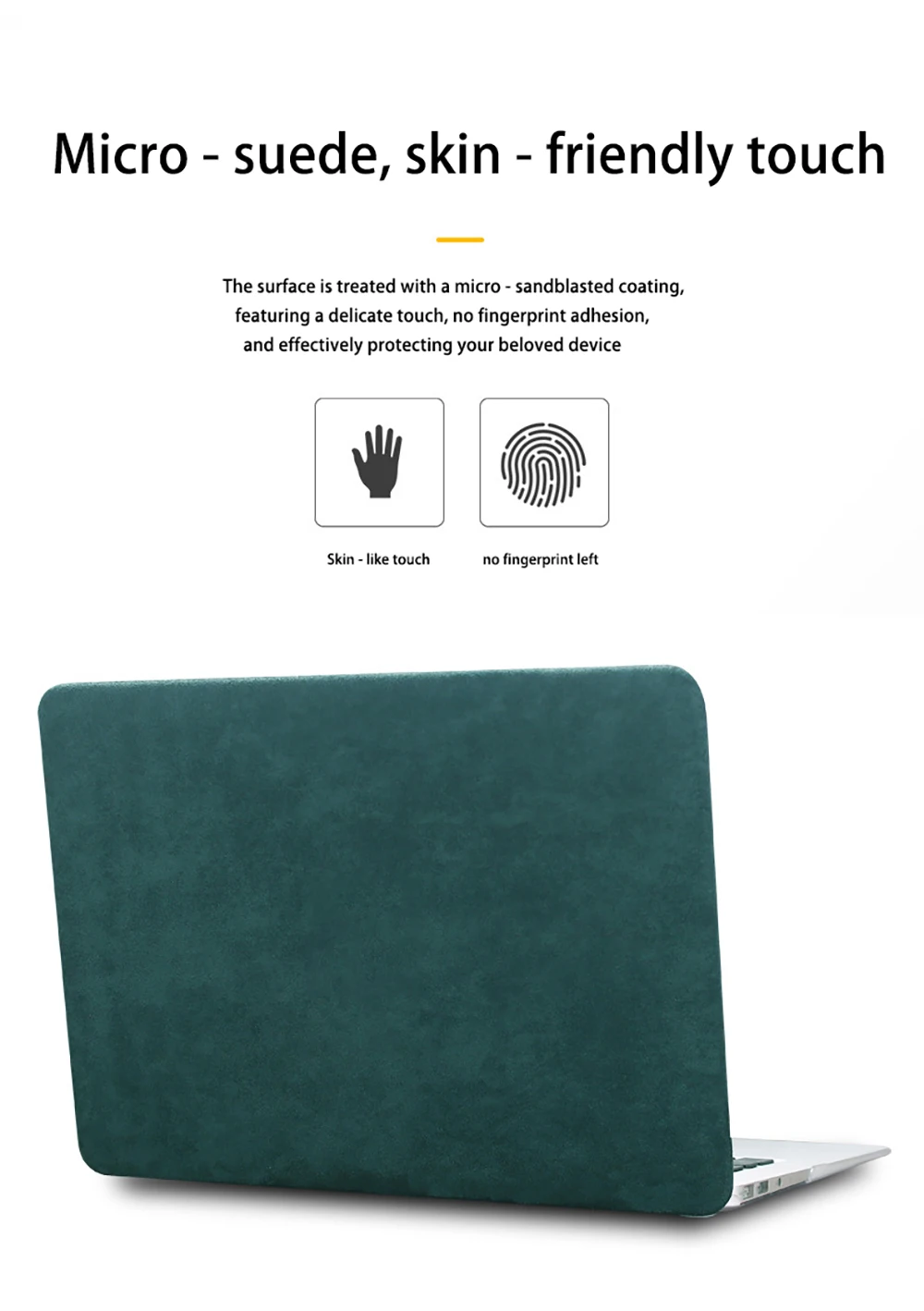 product laudtec pu leather wood grain laptop case skin pu leather hard shell cover for mac book air 13 2025-8