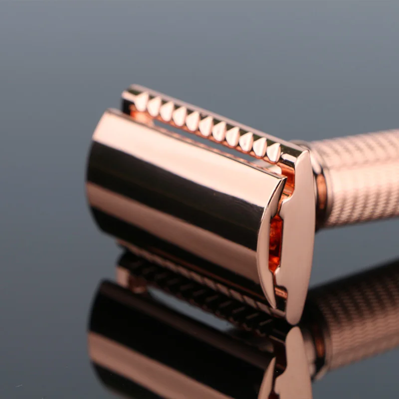 Double Edge Blade Classical Shaving Razor with Heavy Mental Handle Facial Razor Safety Razor