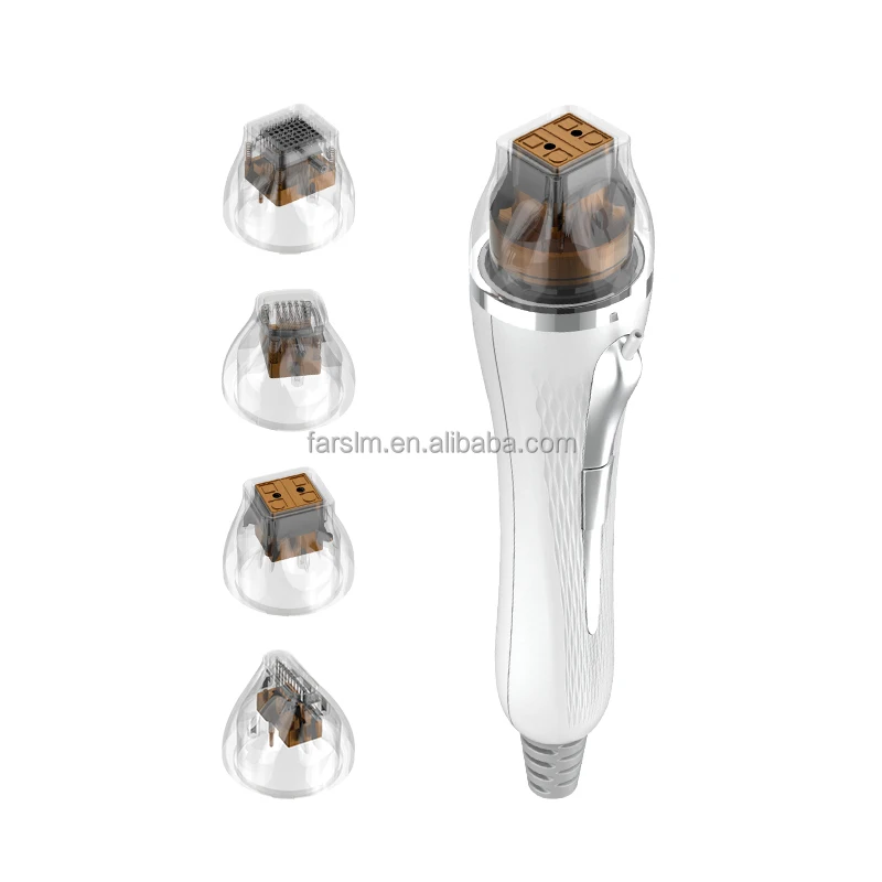 2 в 1 Золотая радиочастотная машина для удаления шрамов от прыщей золотого затягивания кожи с 10-контактным 25pin 64pin Nanow