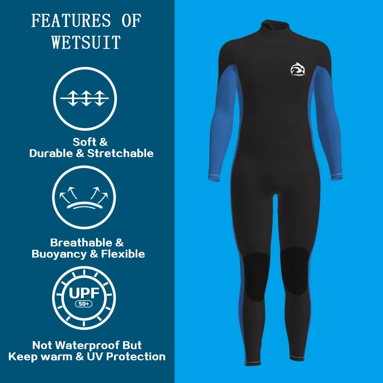 Wetsuit Open Cell Neoprene 3mm Wetsuit Diving Wetsuit For Men And Women Customized Supplier