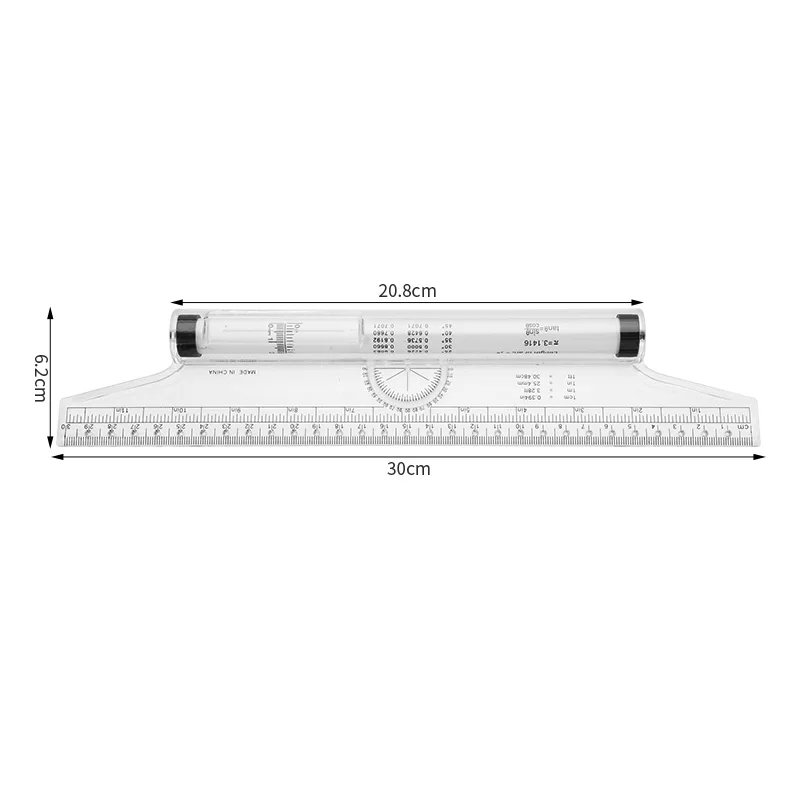 OriGlam 30 Cm Mehrzweck-Zeichenlineal – Transpare Produktbild-Vorschau 5