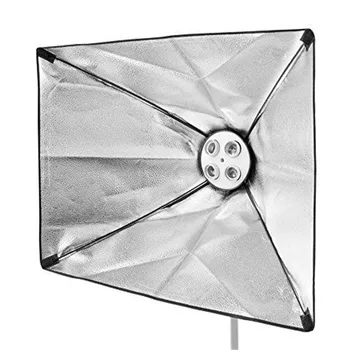 Softbox With 4 Bulbs E27 with Cable 2.5M 50x70cm E27 Bulb Lamp Universal Softbox for Jewelry product image