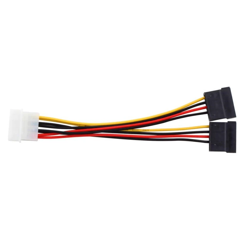 SinLoon Câble Alimentation SATA 4 Broches Vers 3x SATA - Splitter Alimentation Disque Dur SSD - 20+10+10cm