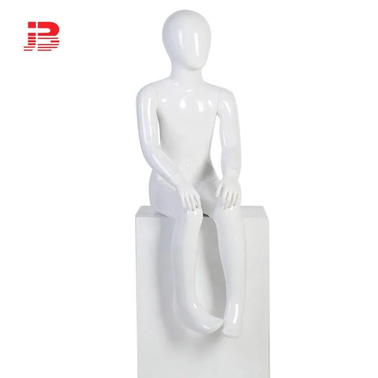 Mannequin display sitting male  kids mannequin for showcase