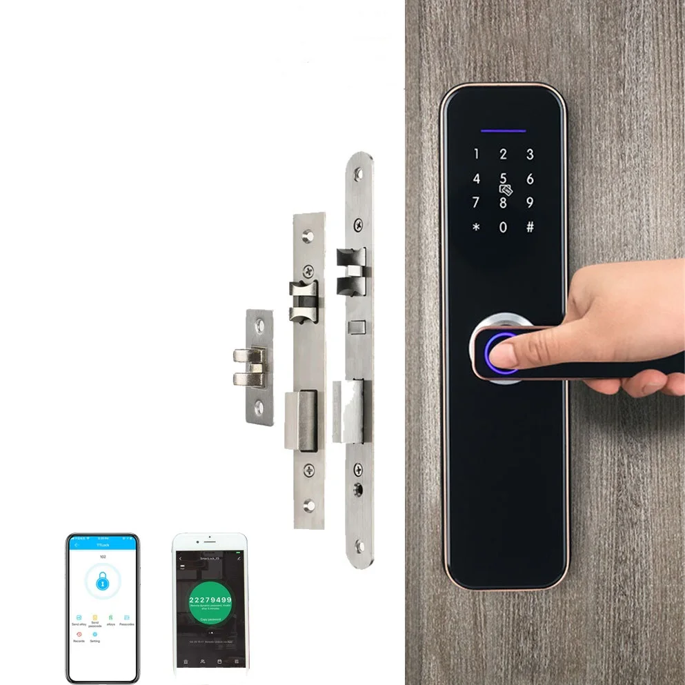 Умный Замок для квартиры в отеле умный живой ттлок цифровой замок со сканером отпечатков пальцев биометрический