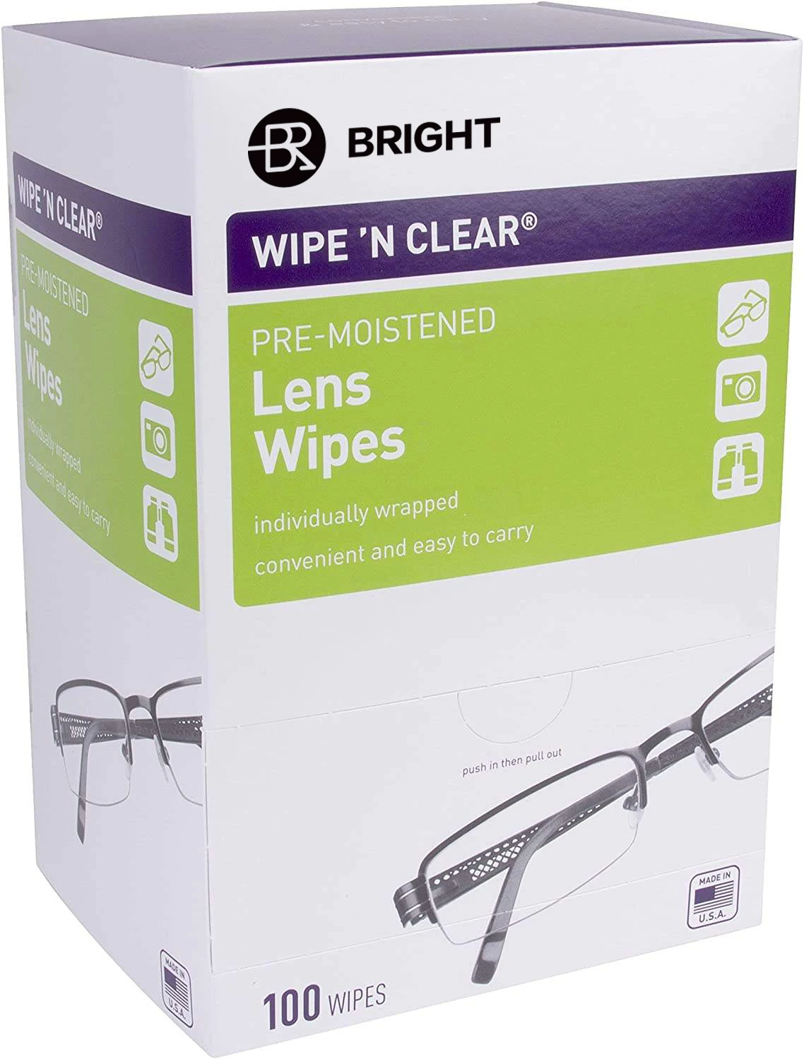 2023 Individually Packaged Care Touch Lens Wipe Custom Logo Disposable