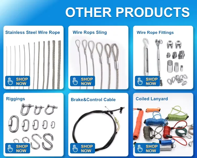 Wire Rope Pivot China Factory Stainless Steel Wire Rope stop cable Double Pivot Clips ...