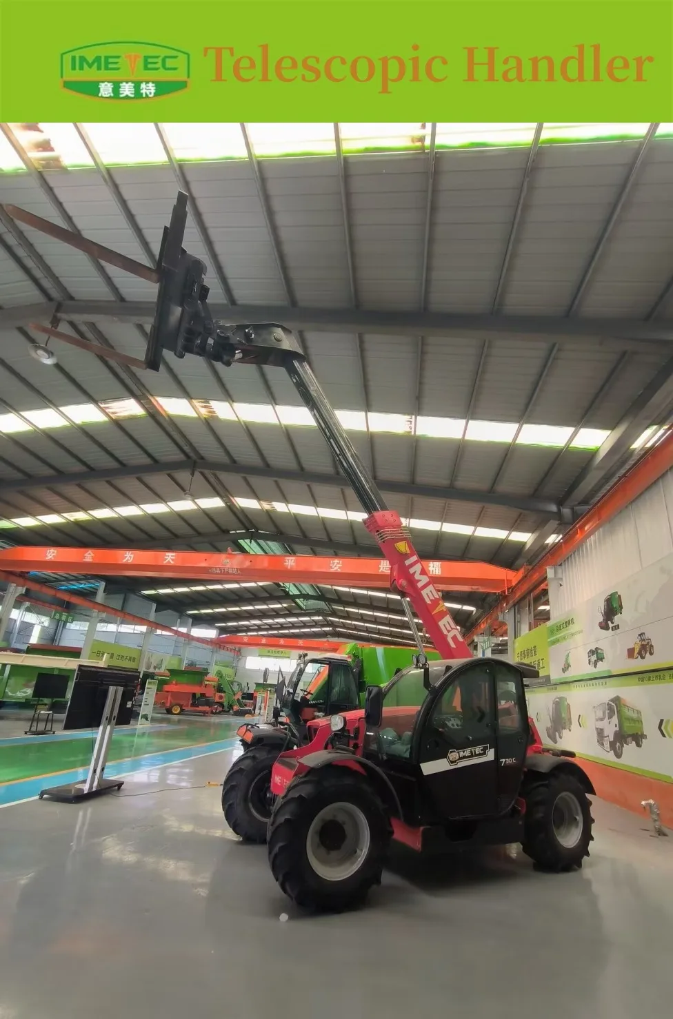Telehandler Rh Camera 4WD Telehandler Telescopic Handler Forklift Wheel Loader Front Loader ...