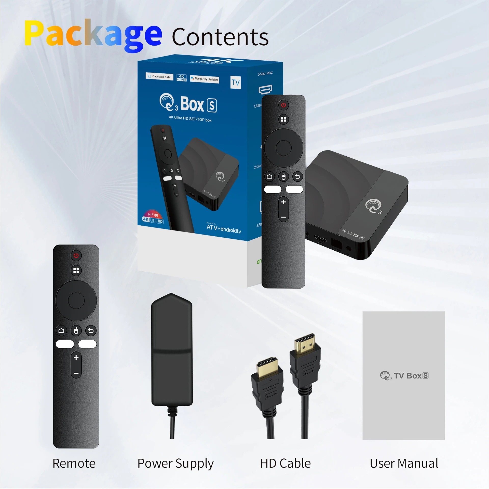 ZOKU HCS96 Q3 ATV Smart TV Box 8K - Android 15.0 Quad Core