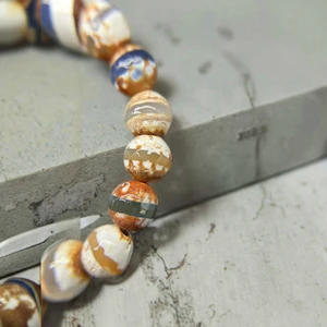 First-Line Pharmacist Agate Ball Shape Beaded Bracelet Natural Fine Minimalist Unisex Gift Premium Accessory