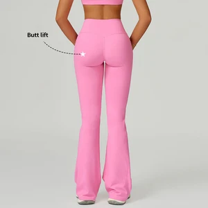 Spandex Workout Leggings High Rise Workout Leggings Tummy Control V-Shaped Premium Yoga Leggings with Pockets