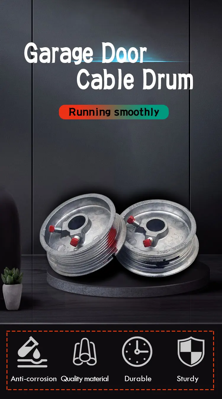 Cable Drum Spring Fitting Garage Door Aluminium Cable Drum 75 Garage Roll Up Door Wheel Drum