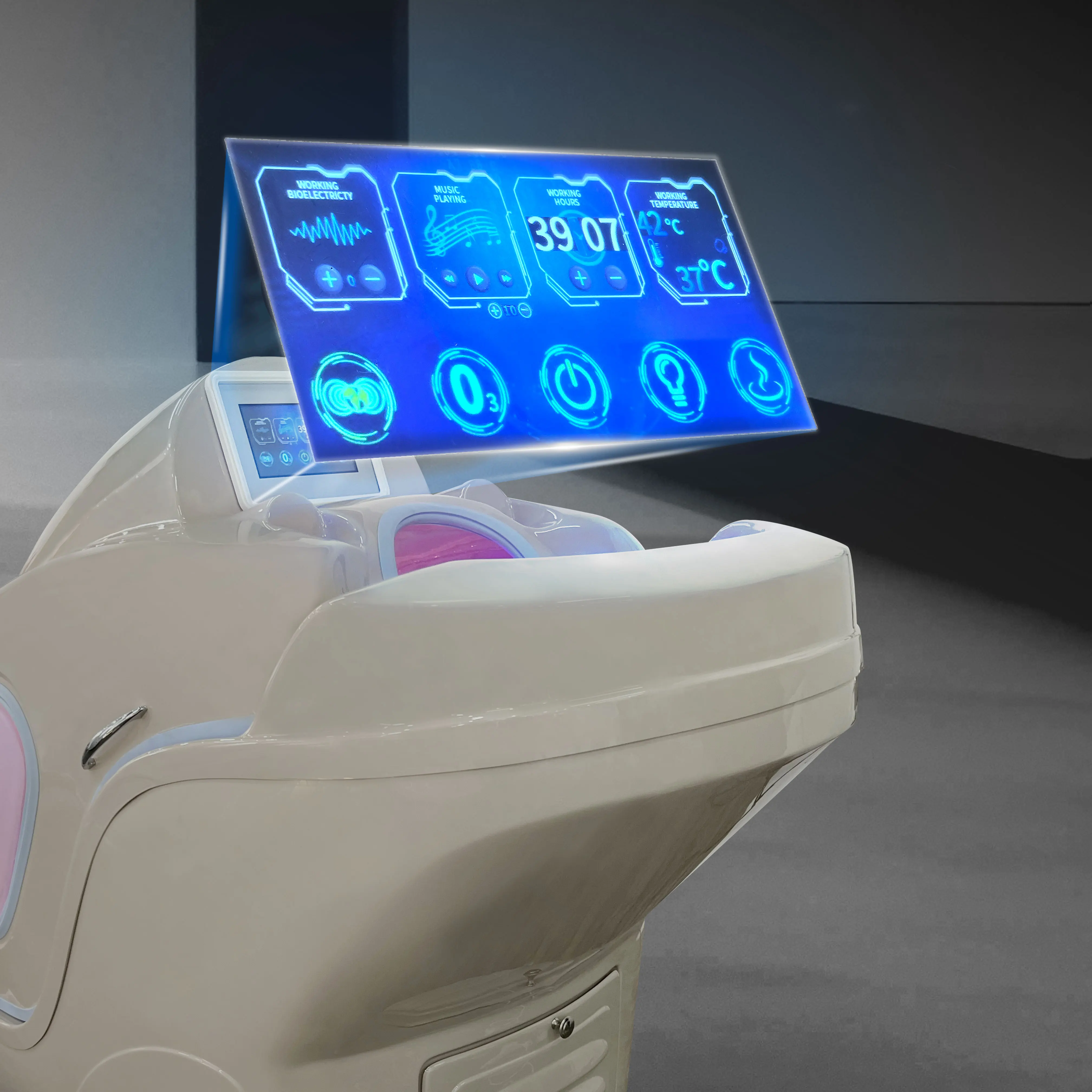 Озонирующие средства для здоровья, капсулы с электрическим подогревом для похудения, со светодиодной подсветкой, спа-капсулы для снижения веса и облегчения боли, сауна