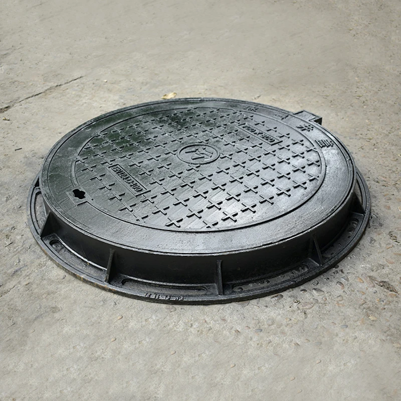 EN124 B125 Sewer Manhole Cover Outdoor Heavy Duty Fiberglass Round Manhole cover