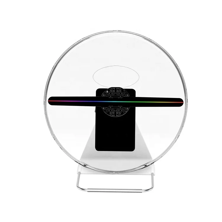 3d Projection Fan 30cm RechargeableTabletop Hd Desktop Hologram Advertising