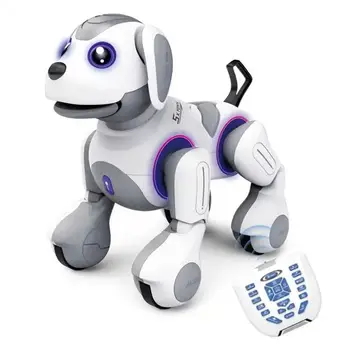 Ir Infrared Voice Remote Control Sensor Programmable Dancing Pet Ai Robot Dog With Light