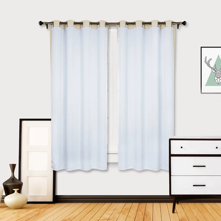 High quality luxury 100% polyester cartain living room blackout greenhouse curtain system
