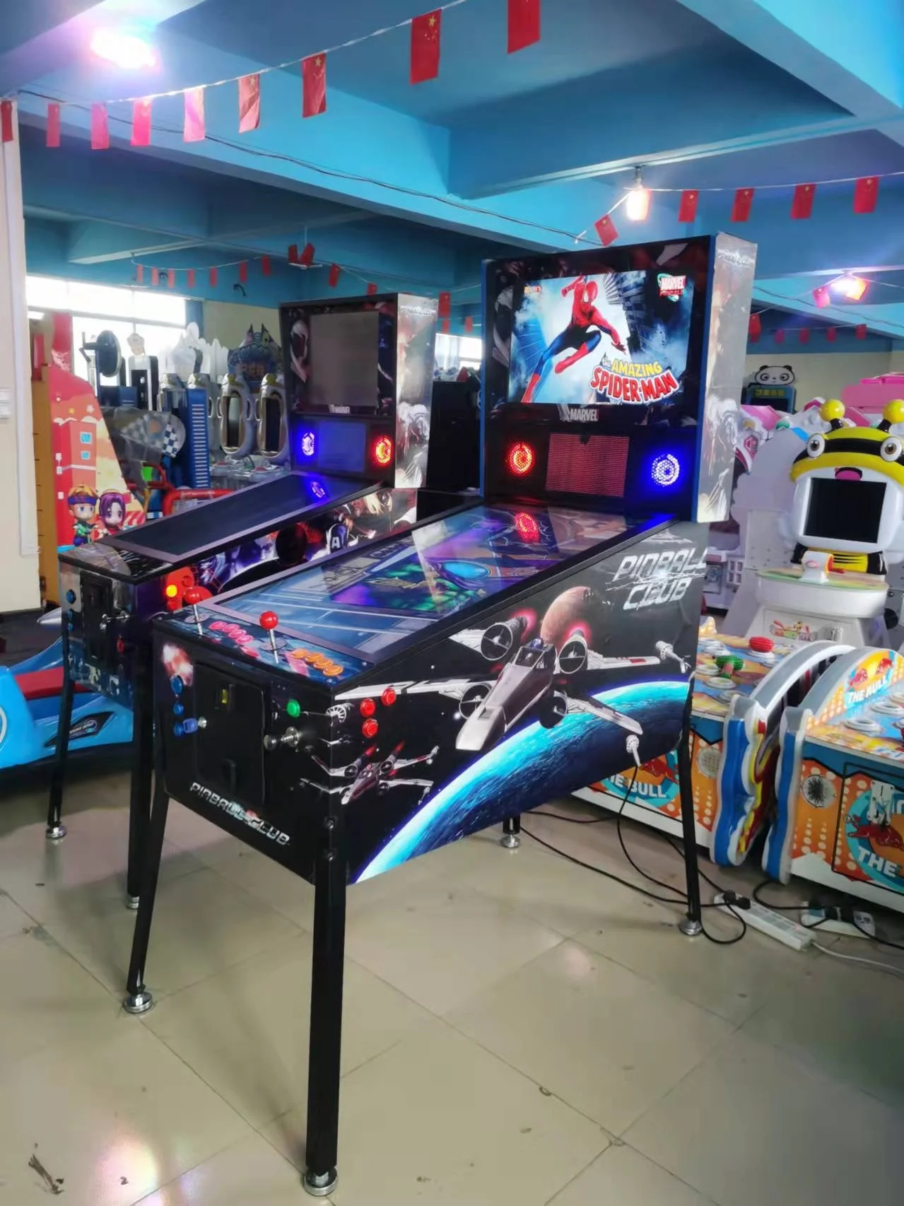 クラシックコイン式ゲームピンボールフリッパーマシンアーケードゲーム