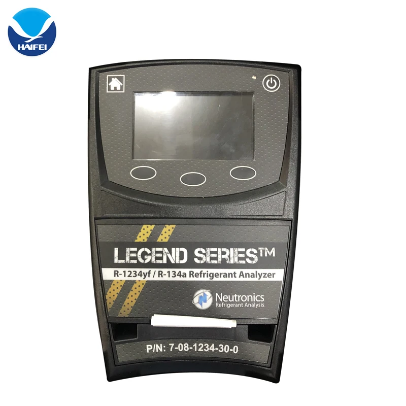 HVAC Refrigerant analyzer with printer