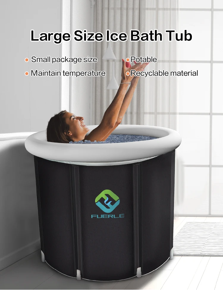 Portable Cold Plunge Therapy Tub Portable Fitness Large Ice Bath Tubs
