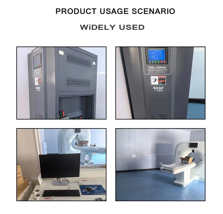 High Quality Factory Automatic 3-Phase AC Servo Type Voltage Stabilizer 100kw-150kw Single Phase Voltage Regulator
