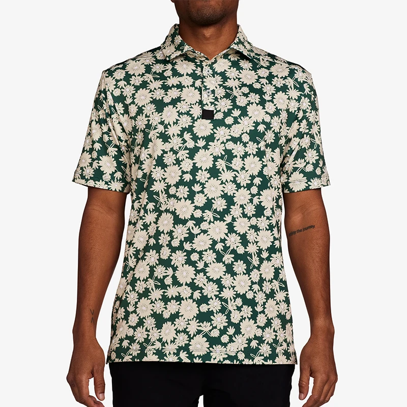 Custom Oem 2023 Men Youth Sublimation Print Luxury Golf Polo Shirt Dry