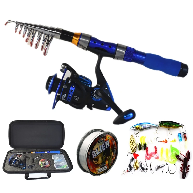 NEW Portable 17inch Fishing Rod and Reel Combos Fiberglass Telescopic Sea Saltwater Freshwater Kit Fishing Set NEW Portable 17inch Fishing Rod and Reel Combos Fiberglass Telescopic Sea Saltwater Freshwater Kit Fishing Set