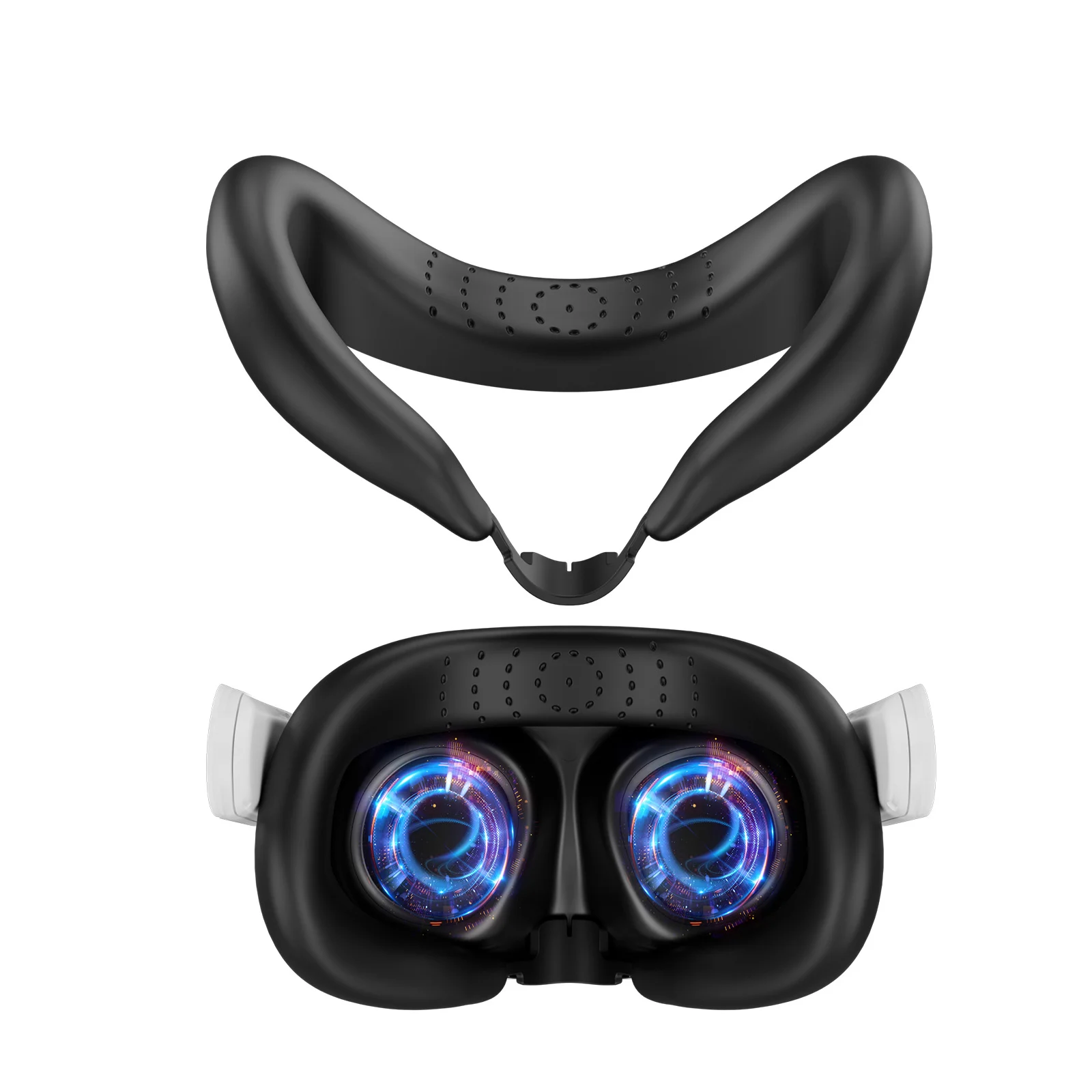 Laudtec LX371 Silicone eye mask with Anti sweat and dustproof silicone mask  skin friendly For Meta Quest3