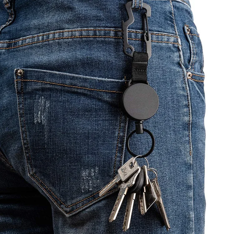 retractable key chain key-rings-heavy duty key