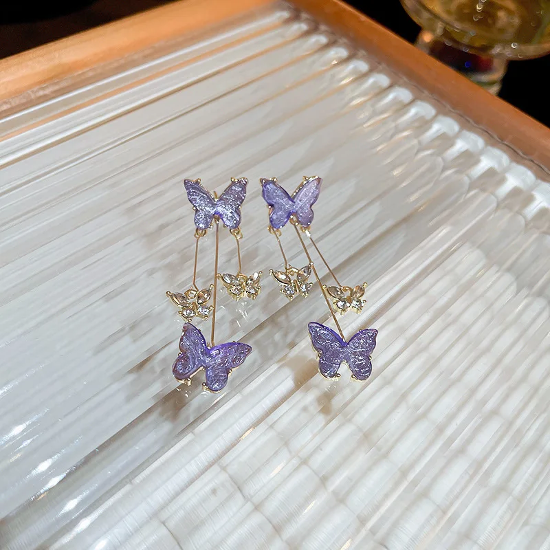 Boucles d'oreilles tissées de cristal ,délicas et rocailles tons
