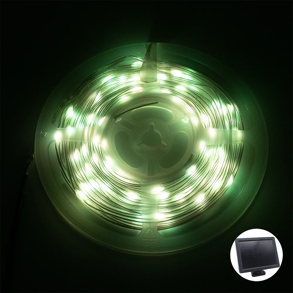 OEM app remote control LED RGB colorful sound changing solar Christmas lights garden string outdoor holiday decorate light manufacture