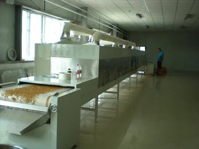 Tunnel Type Microwave Insect BSFL Mealworm Drying Machine Microwave Oven