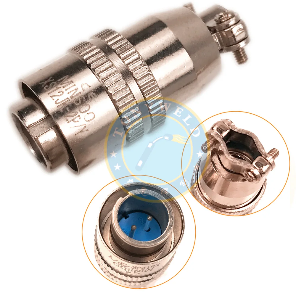 5 Sets 12mm Reverse XS12-2 Screw Aviation Connector, XS12J2Y,XS12K2P, The Aviation Plug Cable connectors 5 Sets 12mm Reverse XS12-2 Screw Aviation Connector, XS12J2Y,XS12K2P, The Aviation Plug Cable connectors