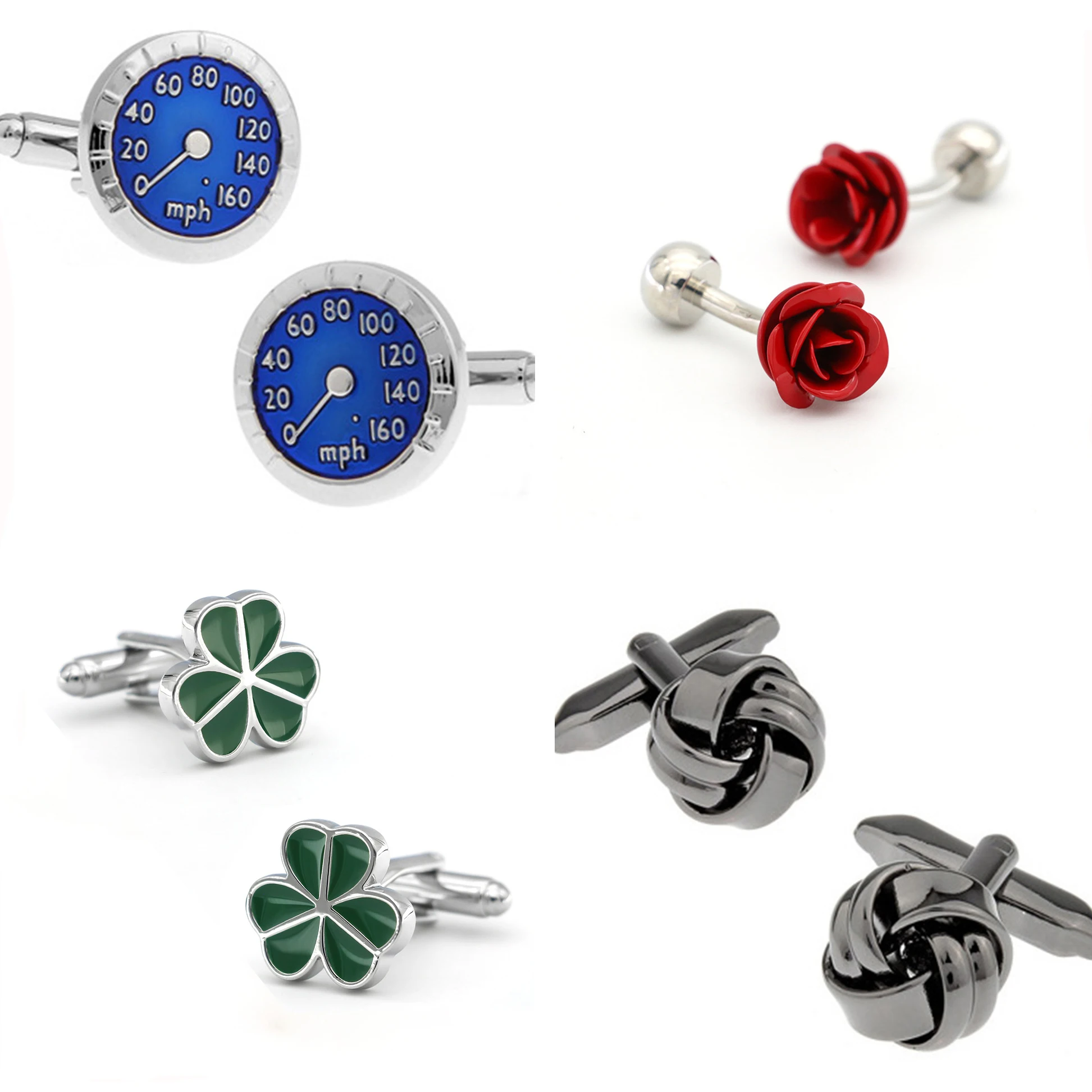 Высококачественные Медные золотые свадебные запонки из нержавеющей стали для мужчин